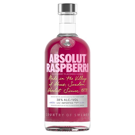 absolut raspberry.